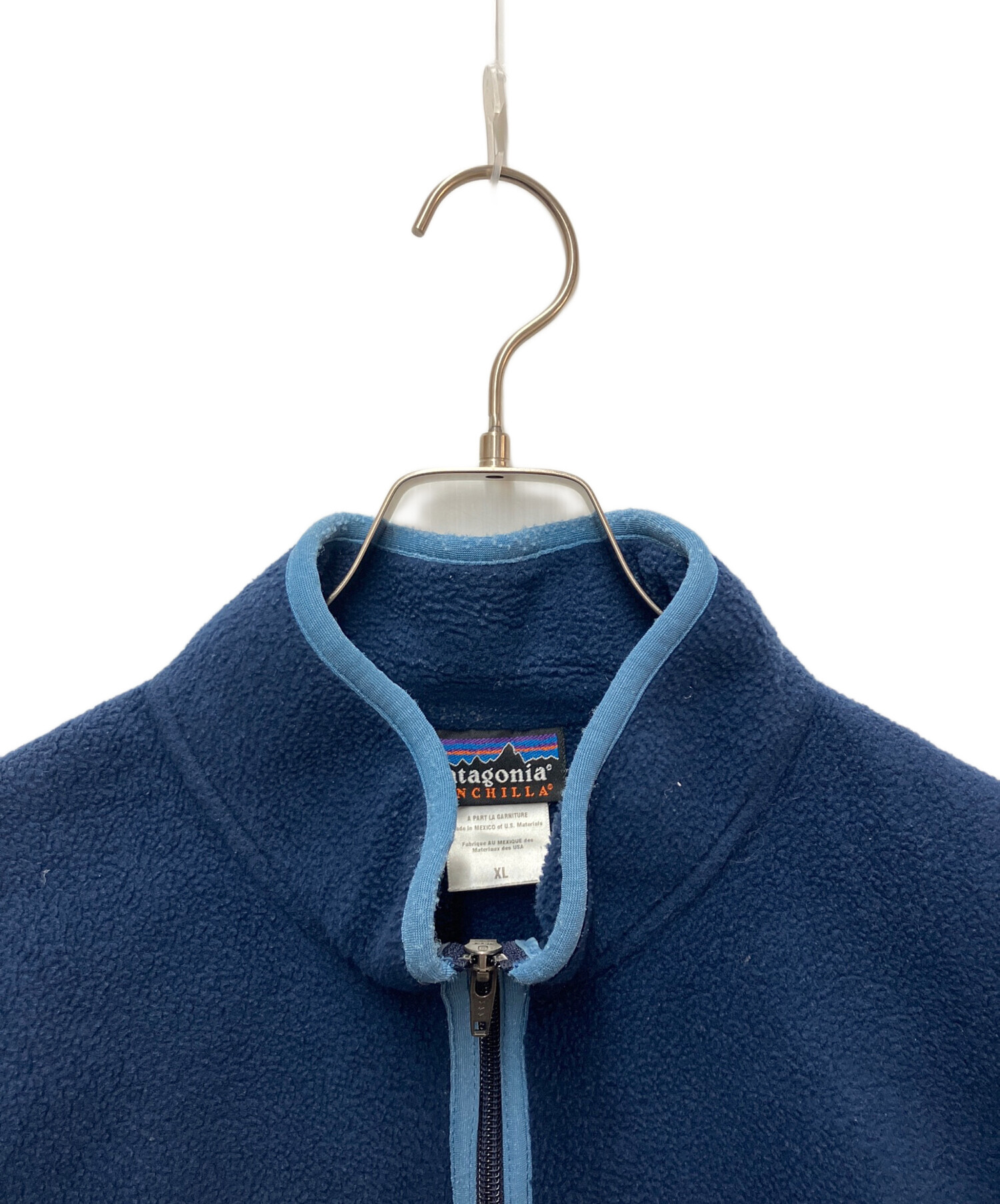 patagonia ネイビー ジャケット Lサイズ 中古・古着通販】Patagonia (パタゴニア) フリースジャケット ネイビー