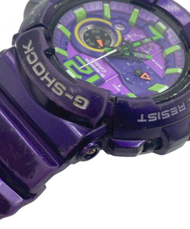 カシオg-ショックパープル初号機カラー 中古・古着通販】CASIO (カシオ) G-SHOCK エヴァンゲリオン初号機