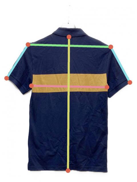 中古・古着通販】LACOSTE (ラコステ) ポロシャツ ネイビー サイズ