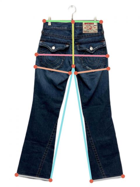 中古・古着通販】TRUE RELIGION (トゥルー レリジョン) フレアデニム