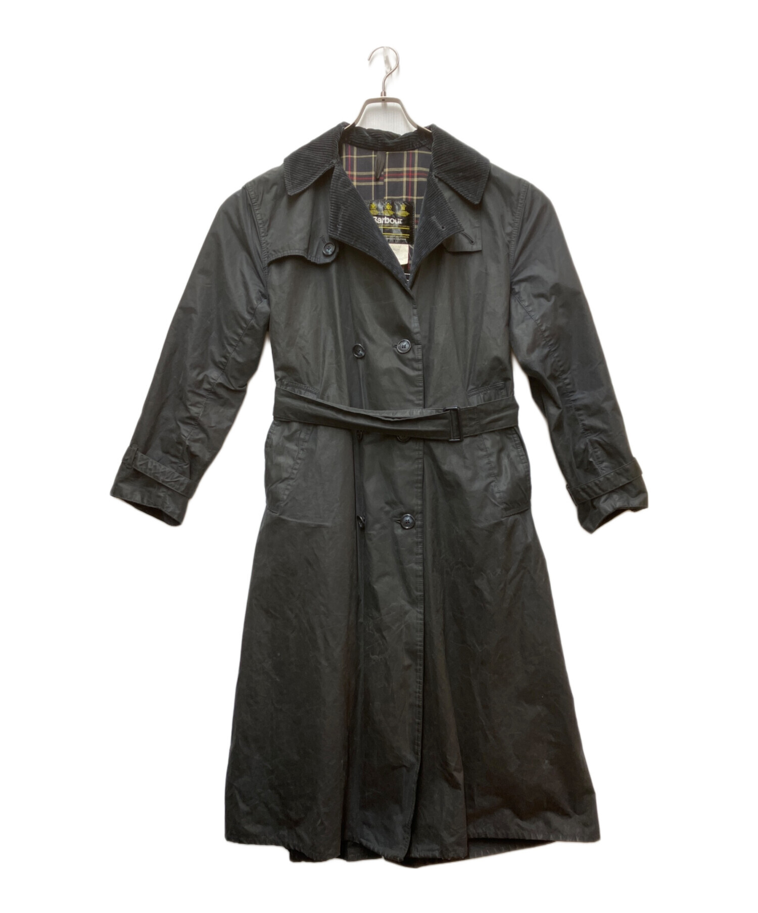 中古・古着通販】Barbour (バブアー) トレンチコート ブラック サイズ