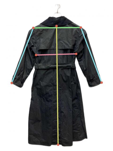 中古・古着通販】Barbour (バブアー) トレンチコート ブラック サイズ