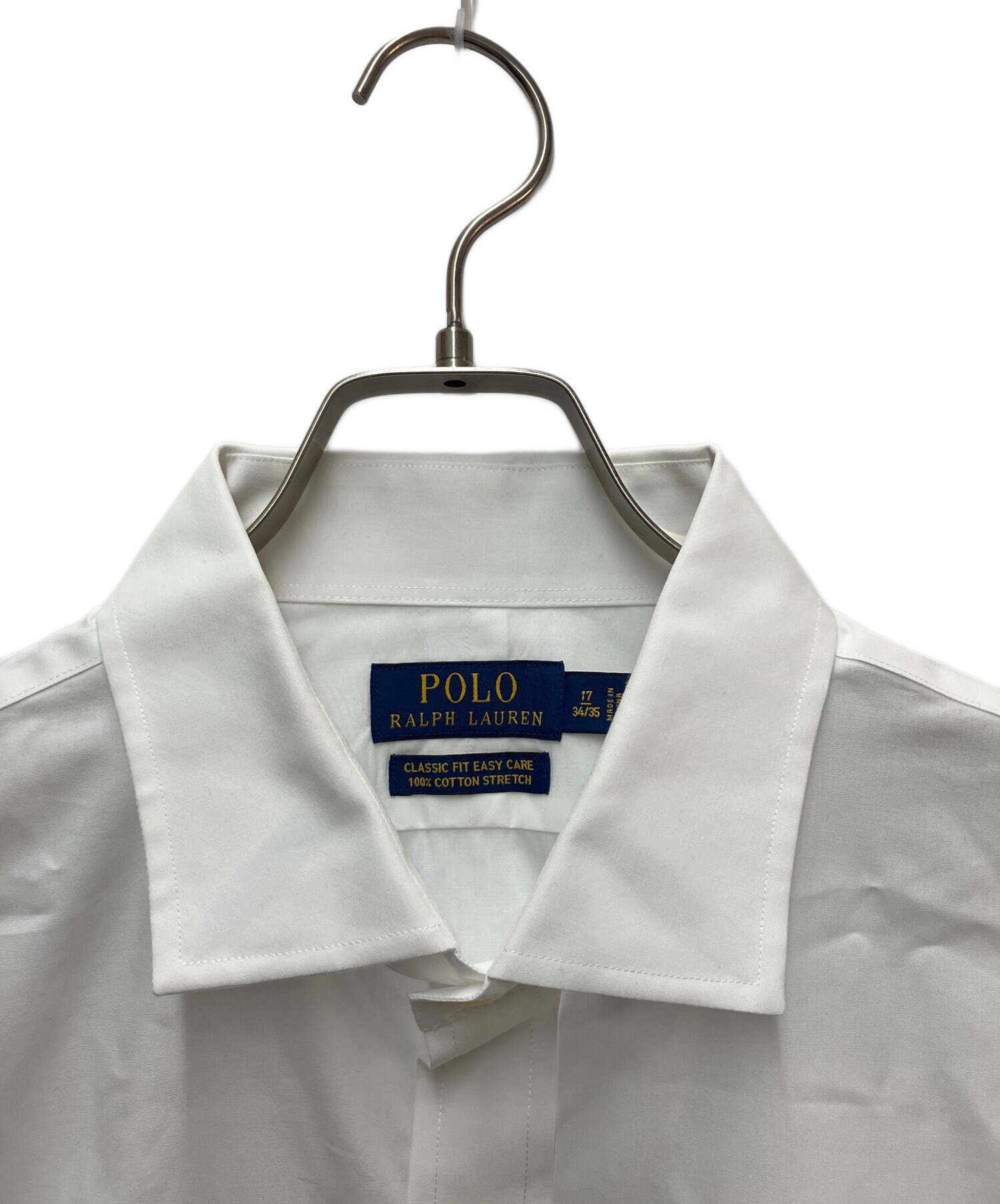 【未使用】POLO RALPH LAUREN 長袖ポロシャツ ホワイト Mサイズ POLO RALPH LAUREN（ポロ・ラルフローレン） ポロ ラルフローレン 長袖