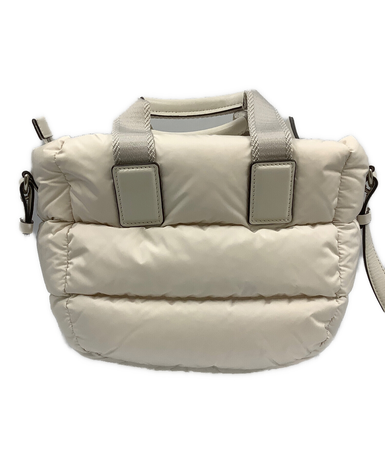 MONCLERモンクレール　2way ダウン　ショルダーバッグ　セージ♪ 中古・古着通販】MONCLER (モンクレール) 2WAYショルダーバッグ