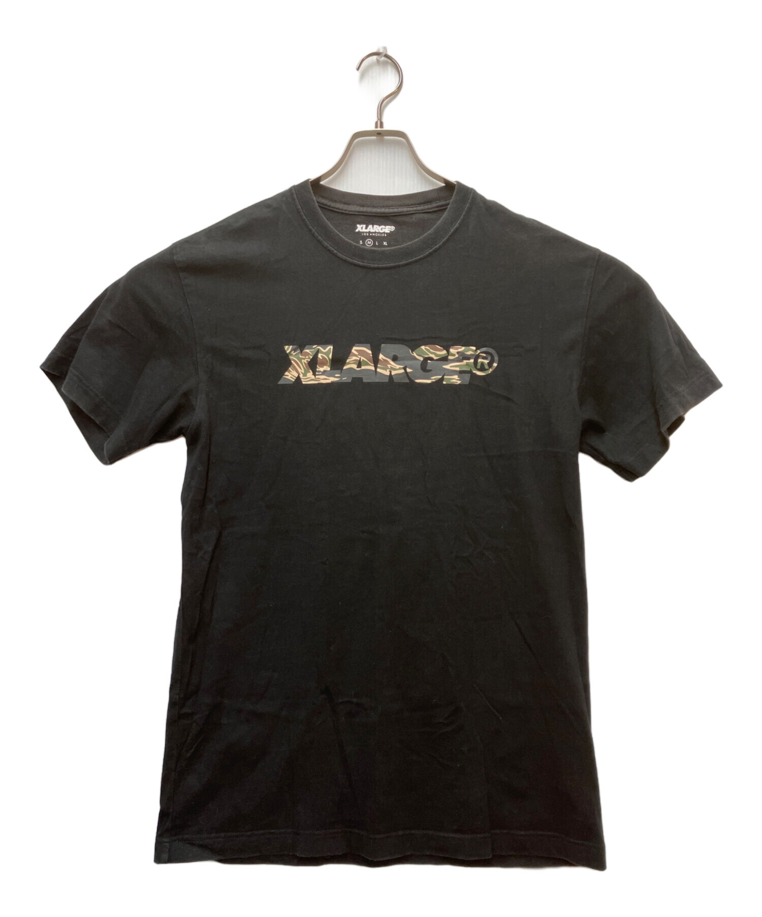 中古・古着通販】X-LARGE (エクストララージ) 半袖カットソー ブラック