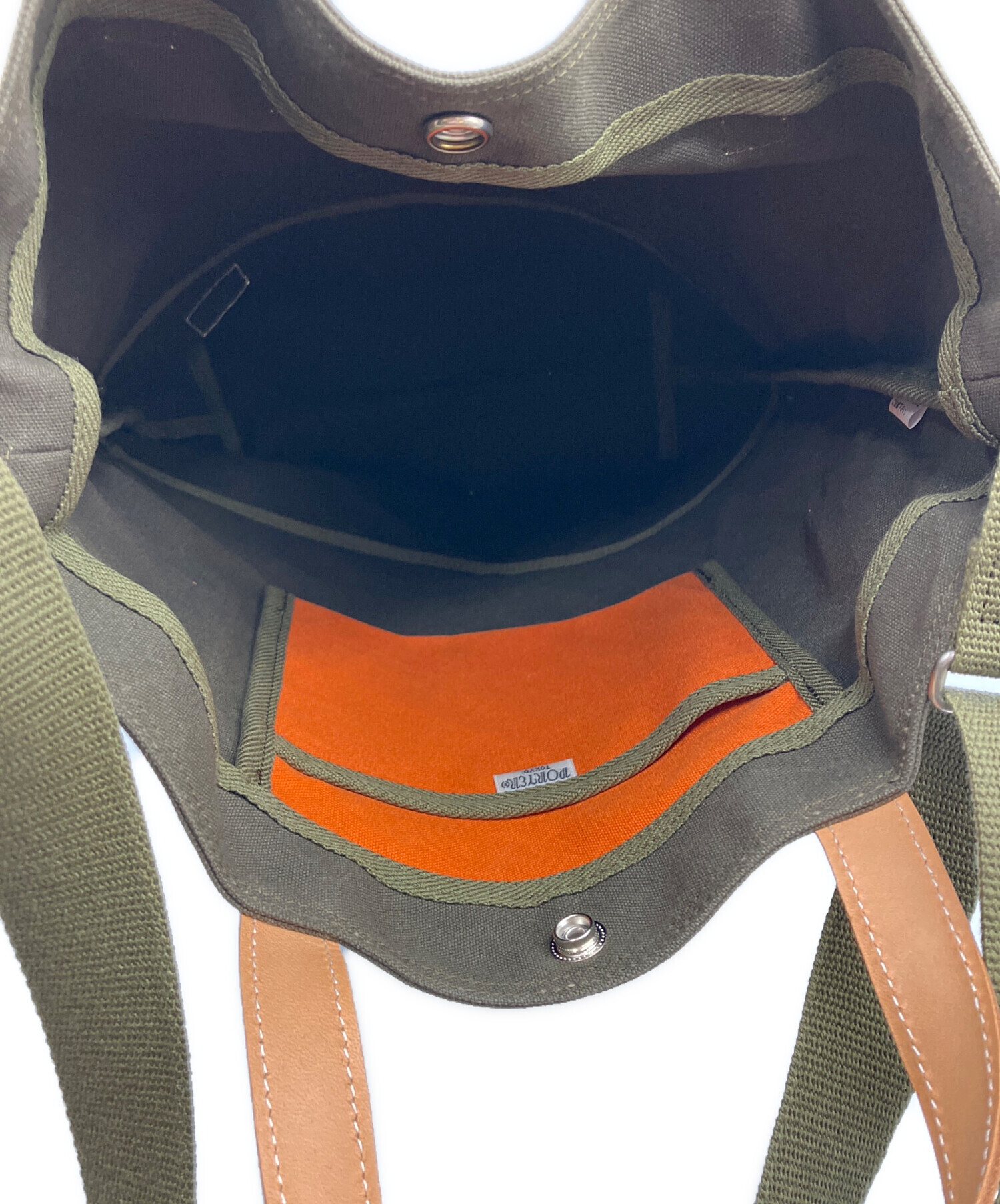 ♡未使用・タグ付 PORTER ポーター 2way ショルダー EA0H19 中古・古着通販】PORTER (ポーター) 2WAYショルダーバッグ オリーブ