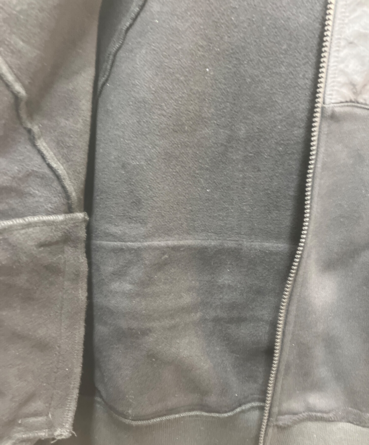 中古・古着通販】WHITELAND (ホワイトランド) ジップパーカー ブラック