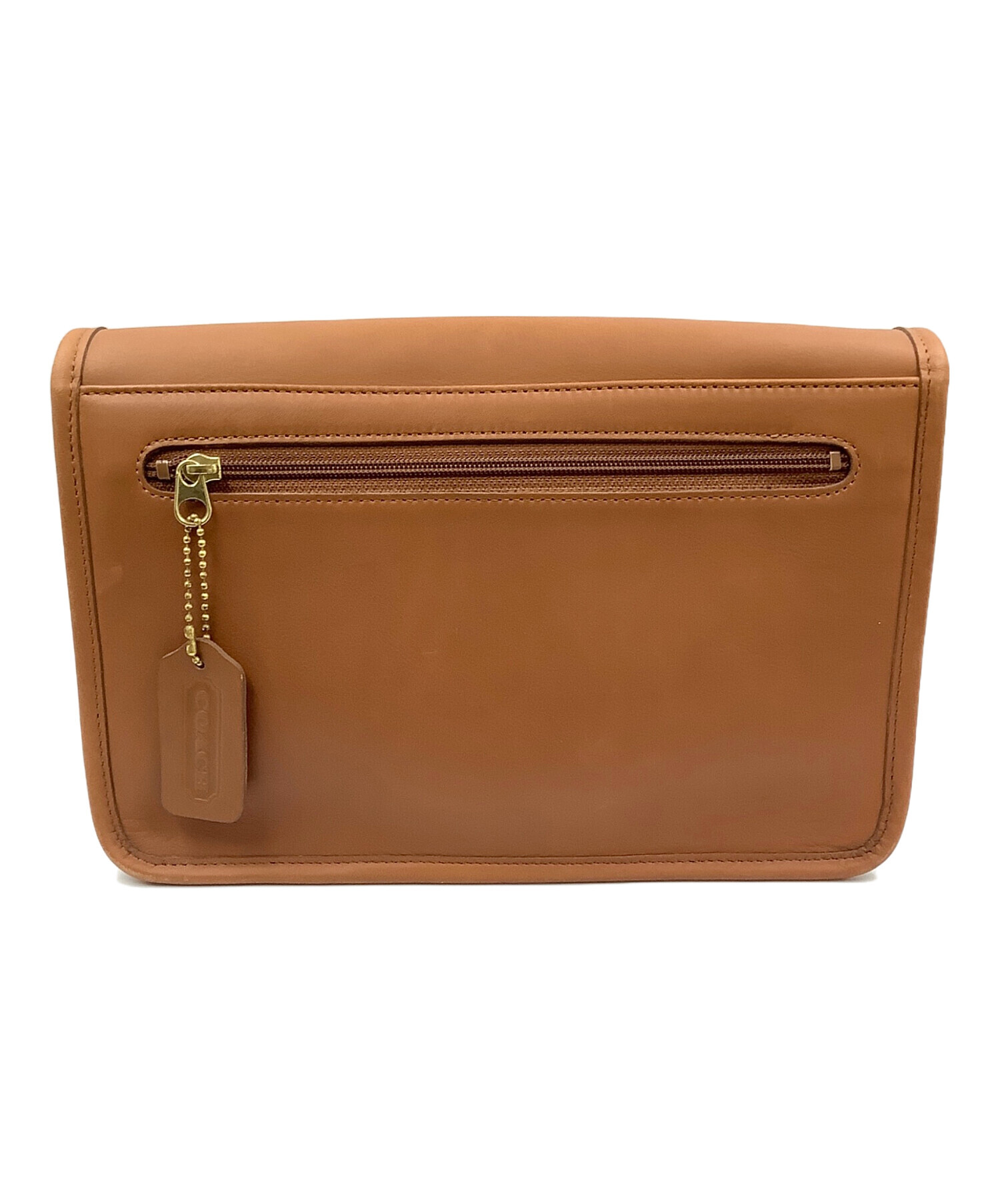 中古・古着通販】COACH (コーチ) クラッチバッグ ブラウン｜ブランド