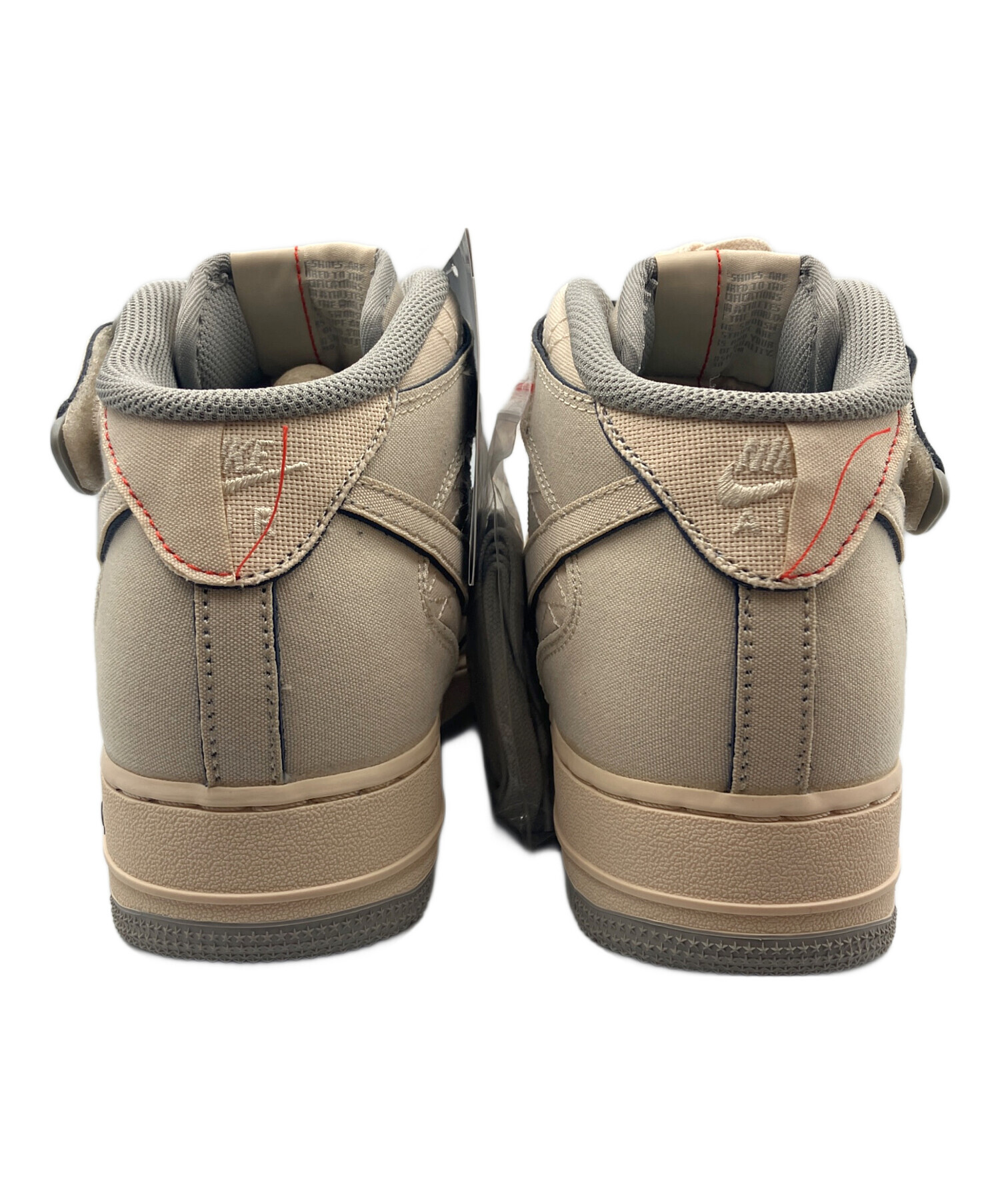 中古・古着通販】NIKE (ナイキ) ハイカットスニーカー ベージュ サイズ