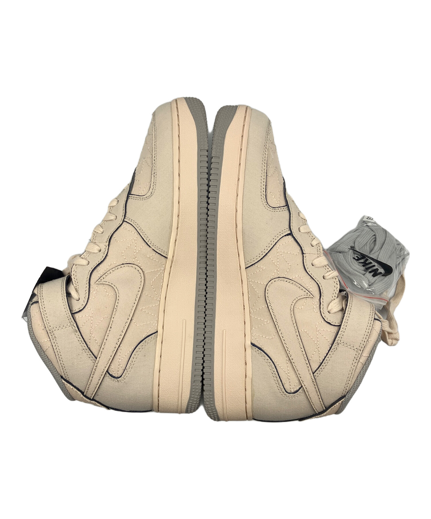 中古・古着通販】NIKE (ナイキ) ハイカットスニーカー ベージュ サイズ