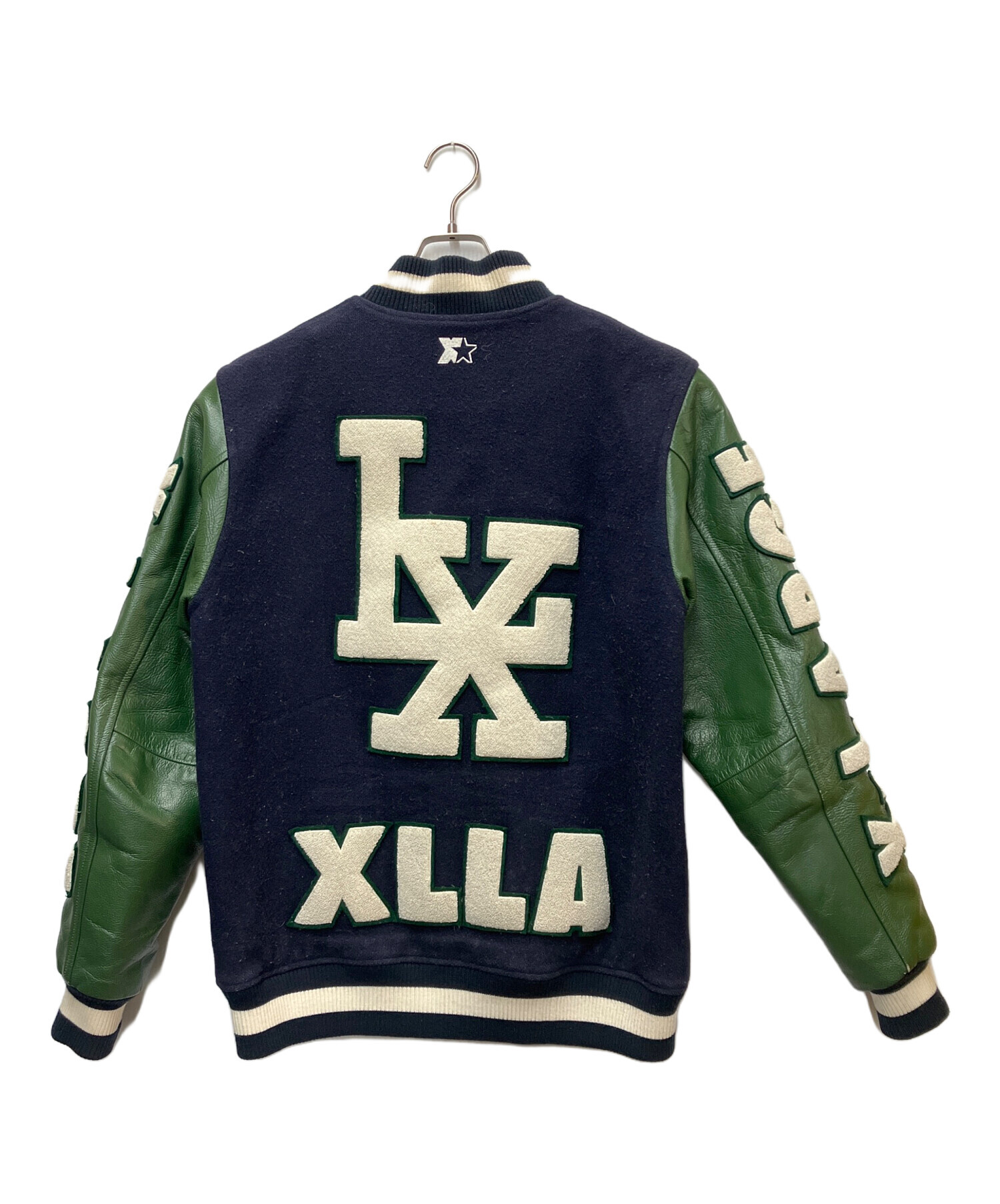 中古・古着通販】X-LARGE (エクストララージ) スタジャン ネイビー 中古・古着通販】X-LARGE (エクストララージ) スタジャン ネイビー