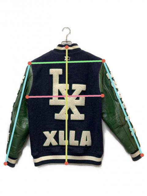 中古・古着通販】X-LARGE (エクストララージ) スタジャン ネイビー