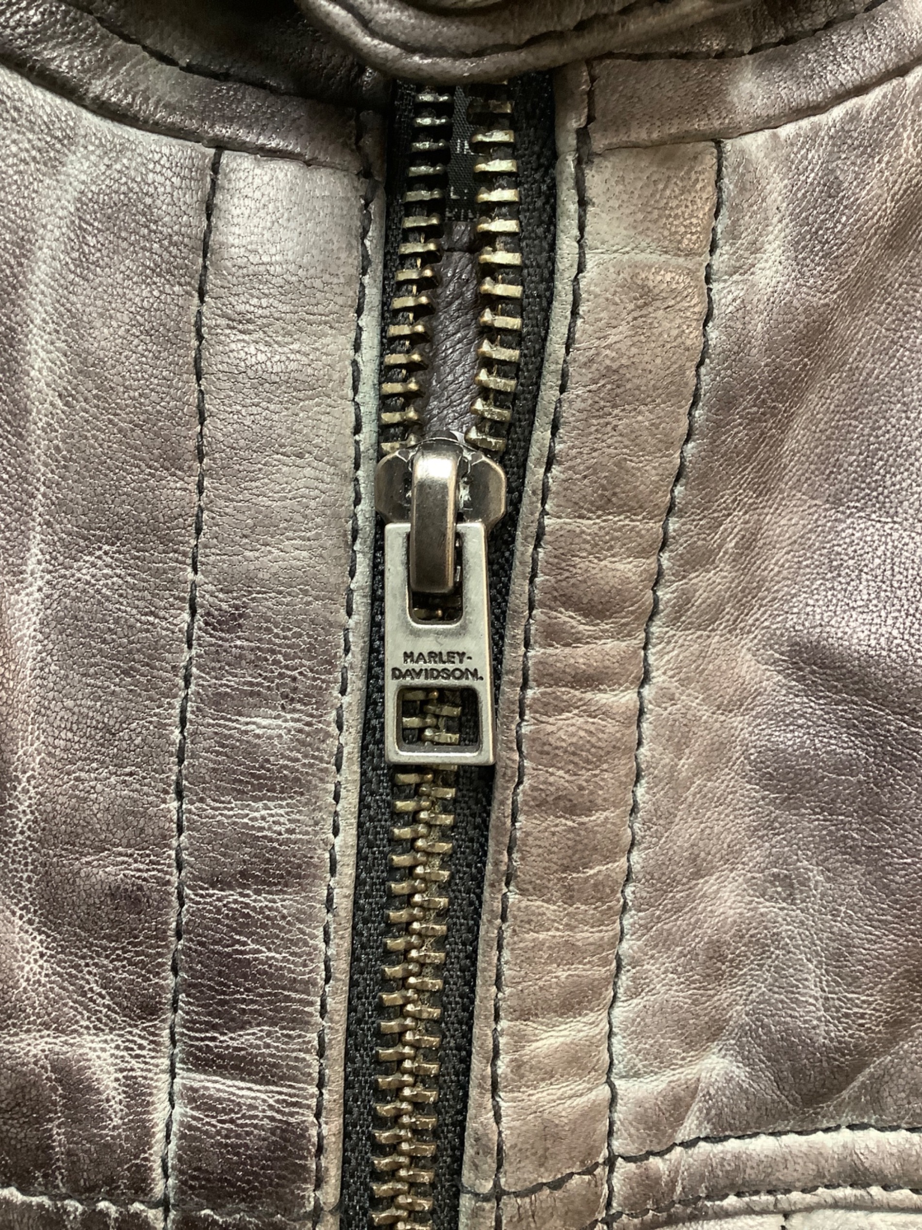 中古・古着通販】HARLEY-DAVIDSON (ハーレーダビッドソン) ラムレザー 