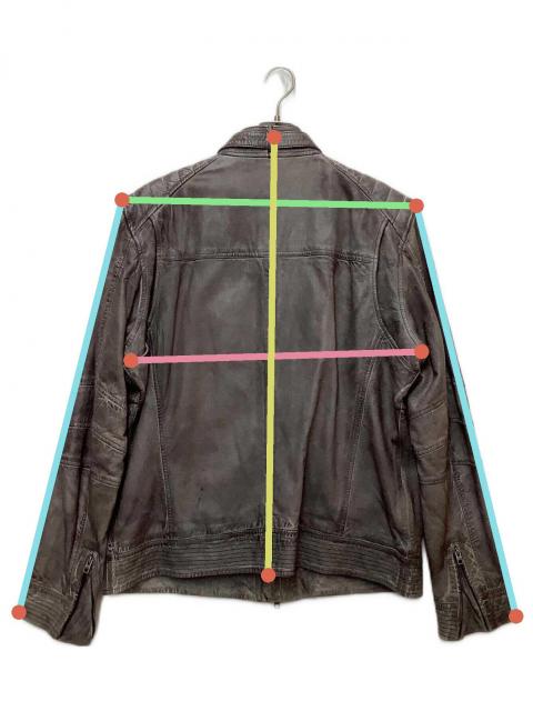 中古・古着通販】HARLEY-DAVIDSON (ハーレーダビッドソン) ラムレザー
