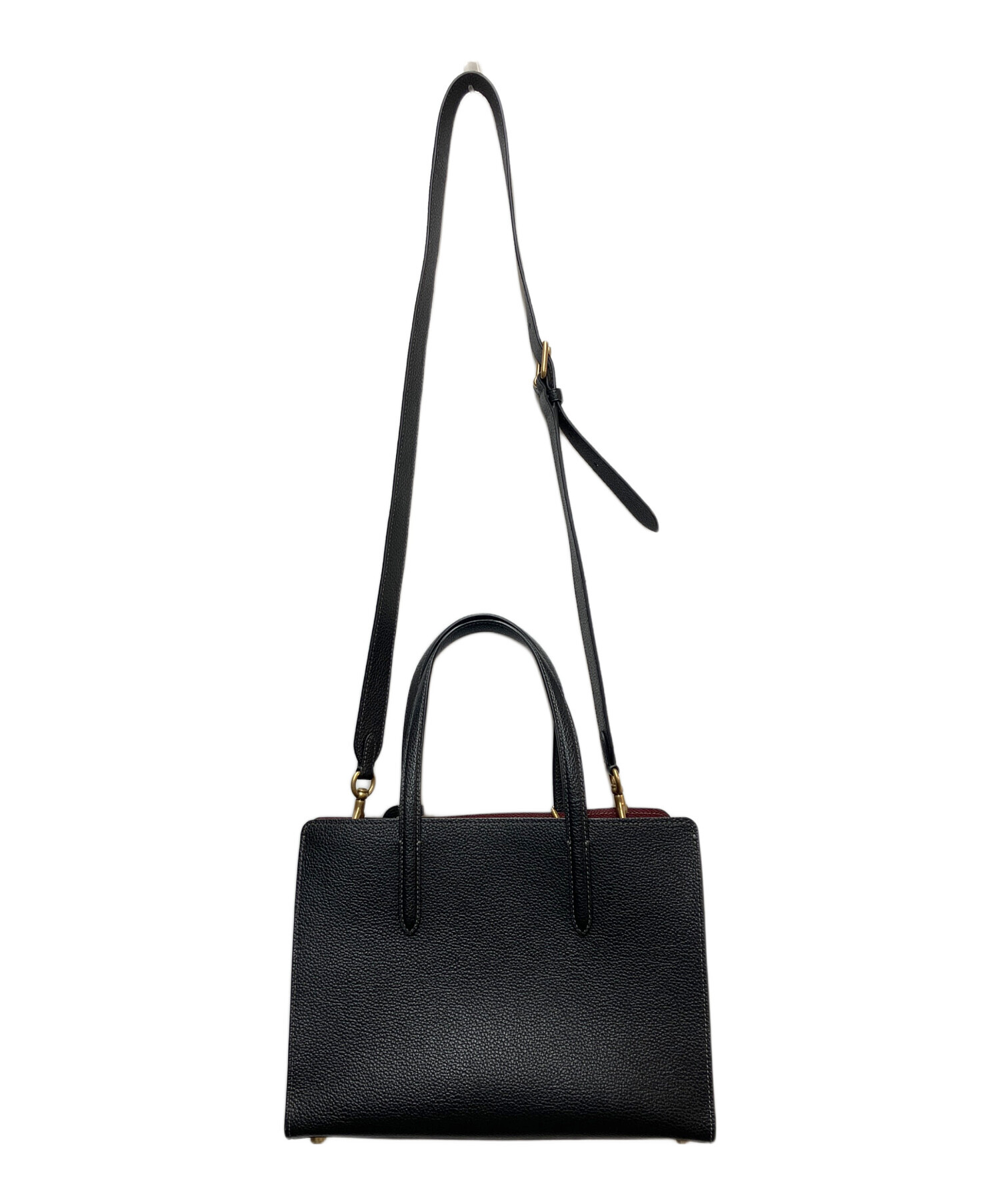 中古・古着通販】COACH (コーチ) 2WAYバッグ ブラック｜ブランド・古着
