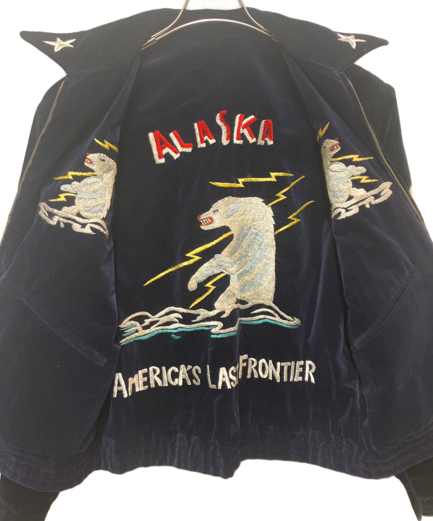 中古・古着通販】WAREHOUSE (ウエアハウス) スカジャン ブラック