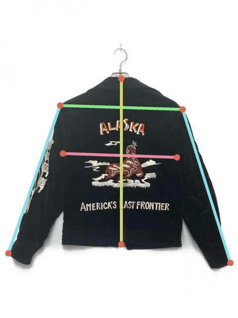 中古・古着通販】WAREHOUSE (ウエアハウス) スカジャン ブラック