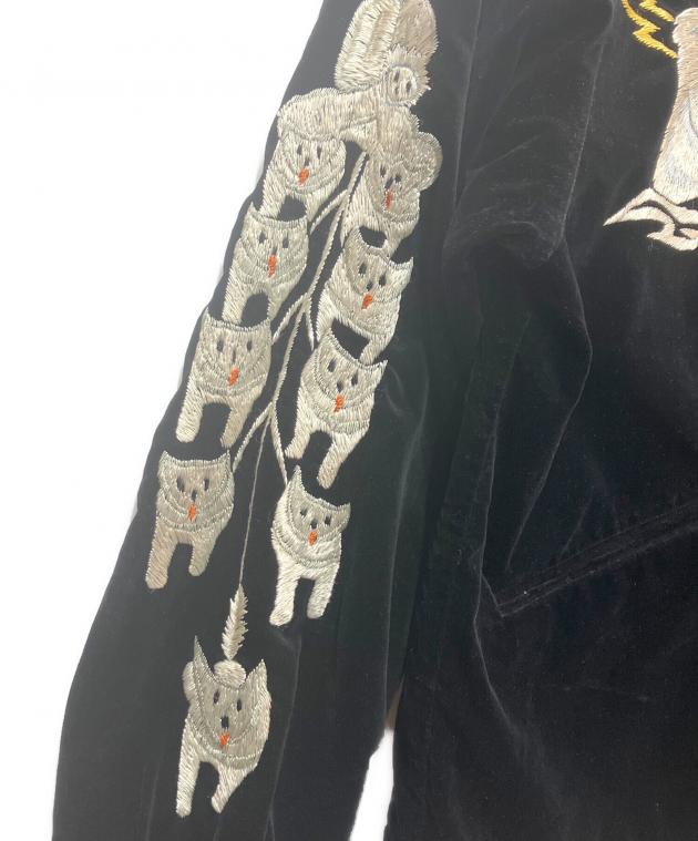 中古・古着通販】WAREHOUSE (ウエアハウス) スカジャン ブラック