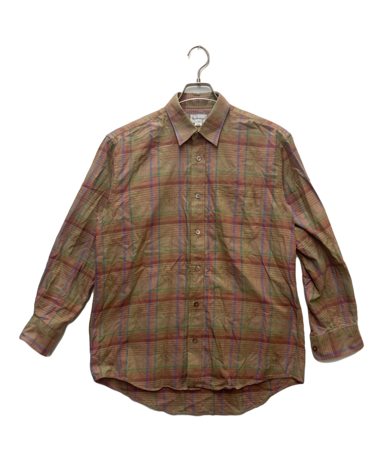 BURBERRY バーバリー ブラウス S ベージュ 【古着】【中古】 中古・古着通販】Burberry's (バーバリー) シャツ ベージュ サイズ