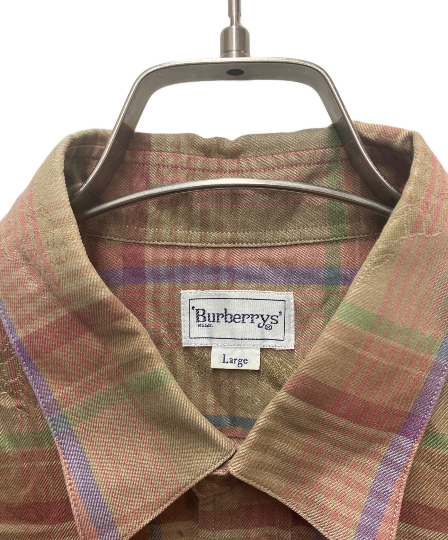 BURBERRY バーバリー ブラウス S ベージュ 【古着】【中古】 中古・古着通販】Burberry's (バーバリー) シャツ ベージュ サイズ