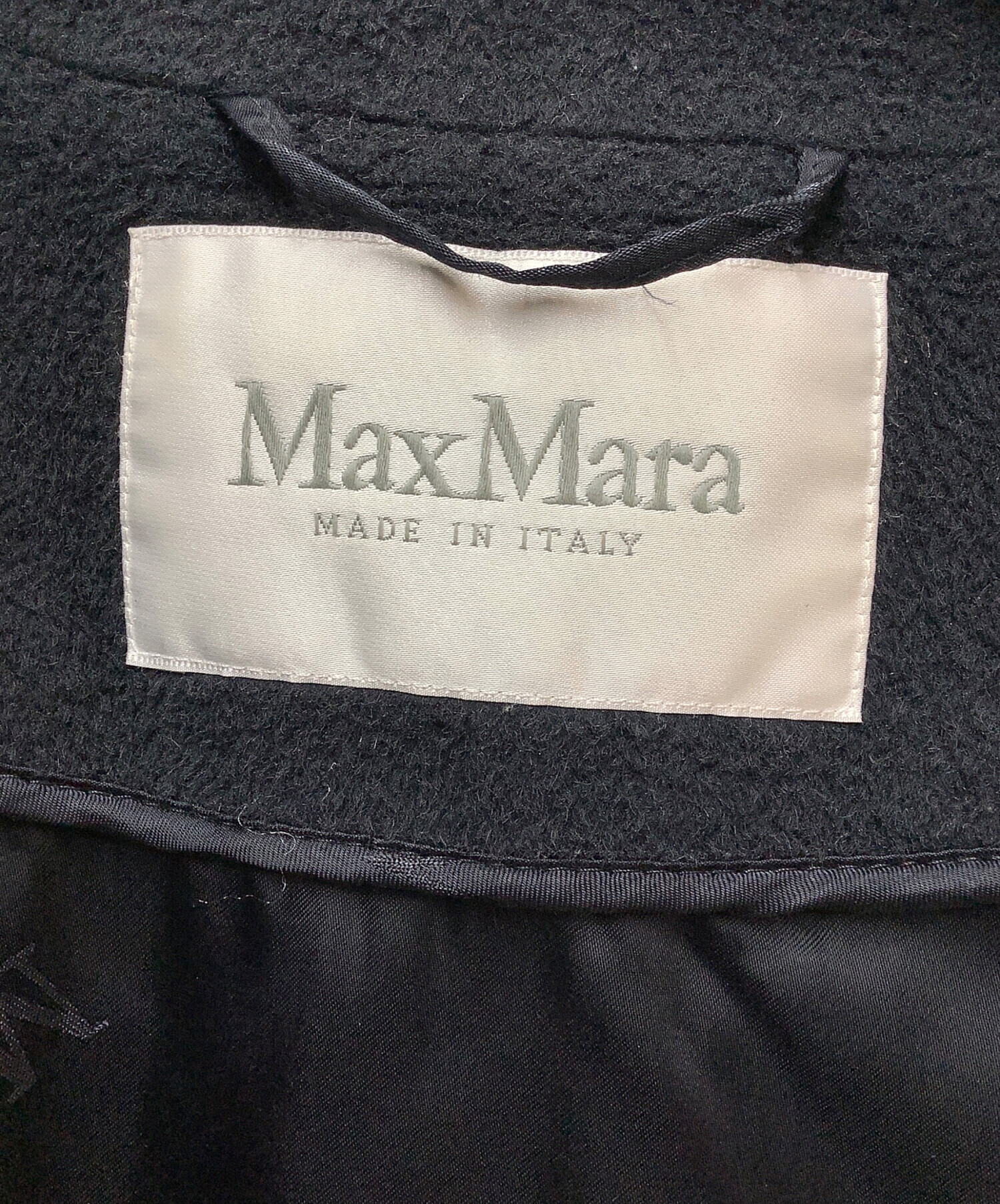 中古・古着通販】MaxMara (マックスマーラ) コート ネイビー サイズ:36