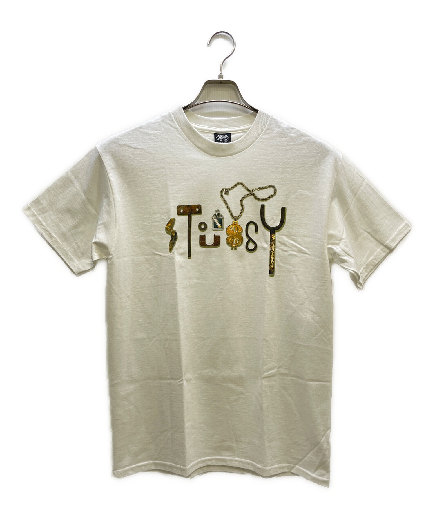❗️期間限定SALE❗️ステューシー グラフィック プリントロンT ホワイトM 中古・古着通販】stussy (ステューシー) プリントTシャツ ホワイト