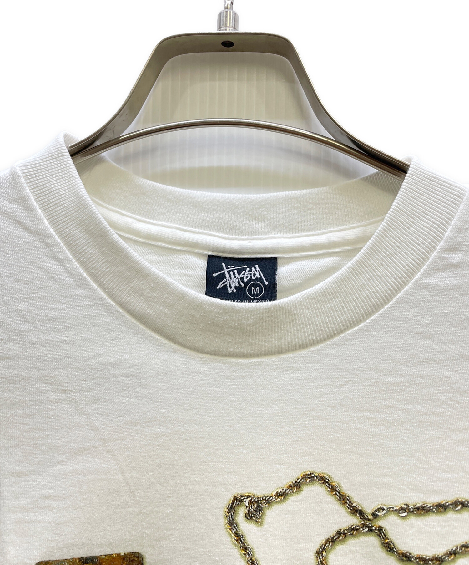 ❗️期間限定SALE❗️ステューシー グラフィック プリントロンT ホワイトM 中古・古着通販】stussy (ステューシー) プリントTシャツ ホワイト