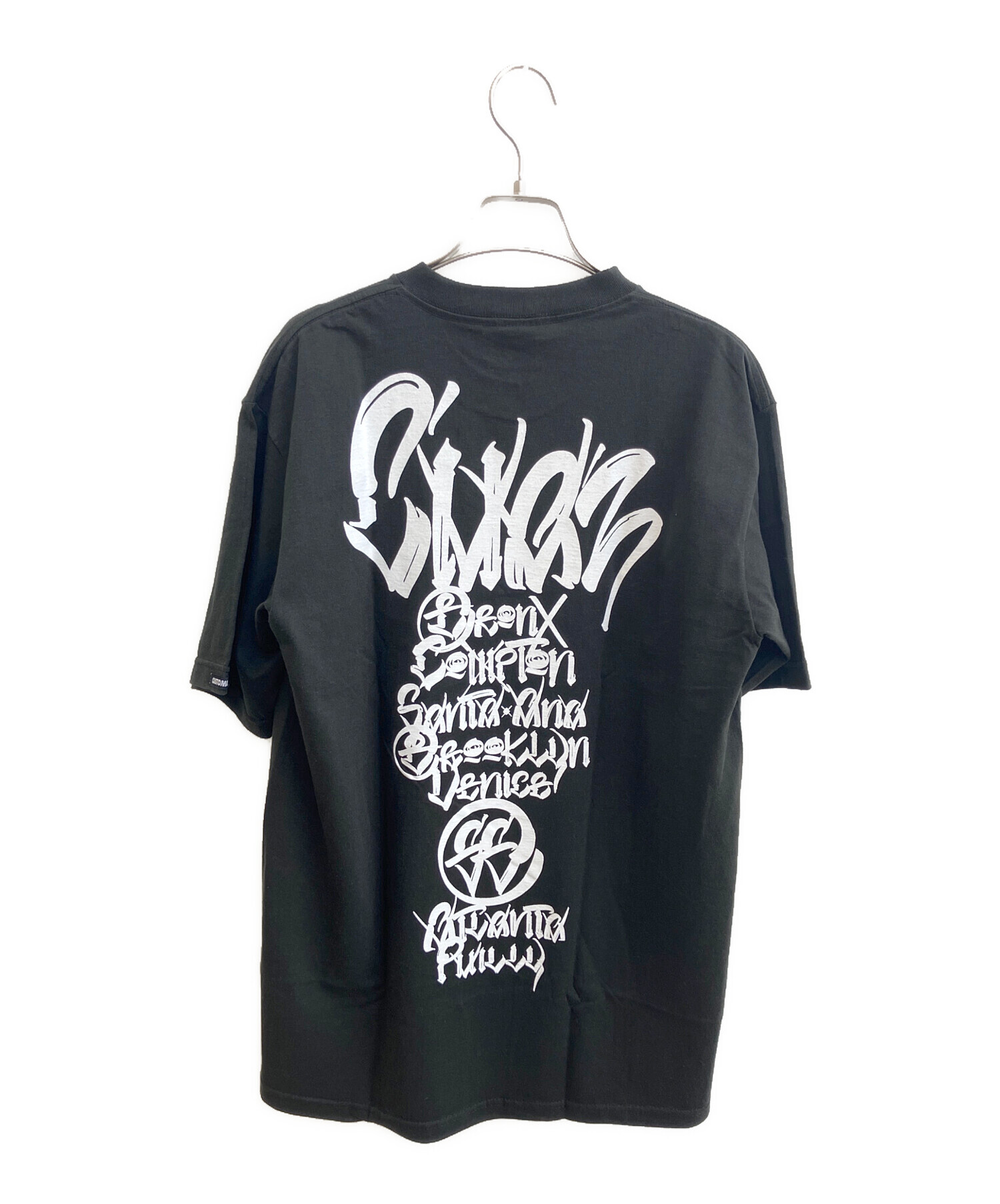 中古・古着通販】stussy (ステューシー) プリントTシャツ ブラック