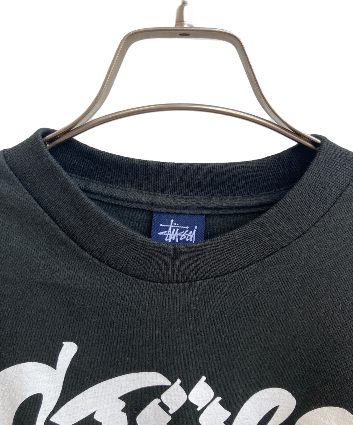 中古・古着通販】stussy (ステューシー) プリントTシャツ ブラック