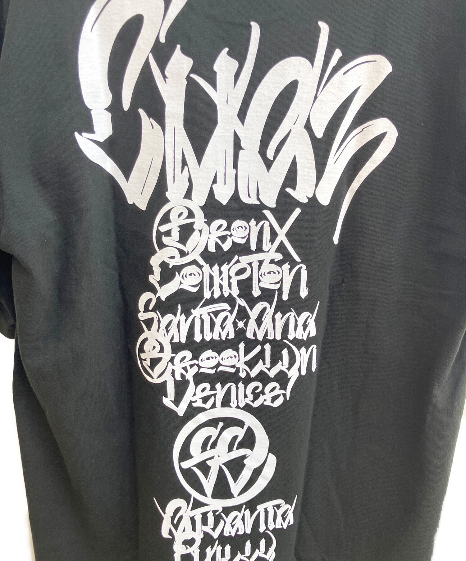 中古・古着通販】stussy (ステューシー) プリントTシャツ ブラック