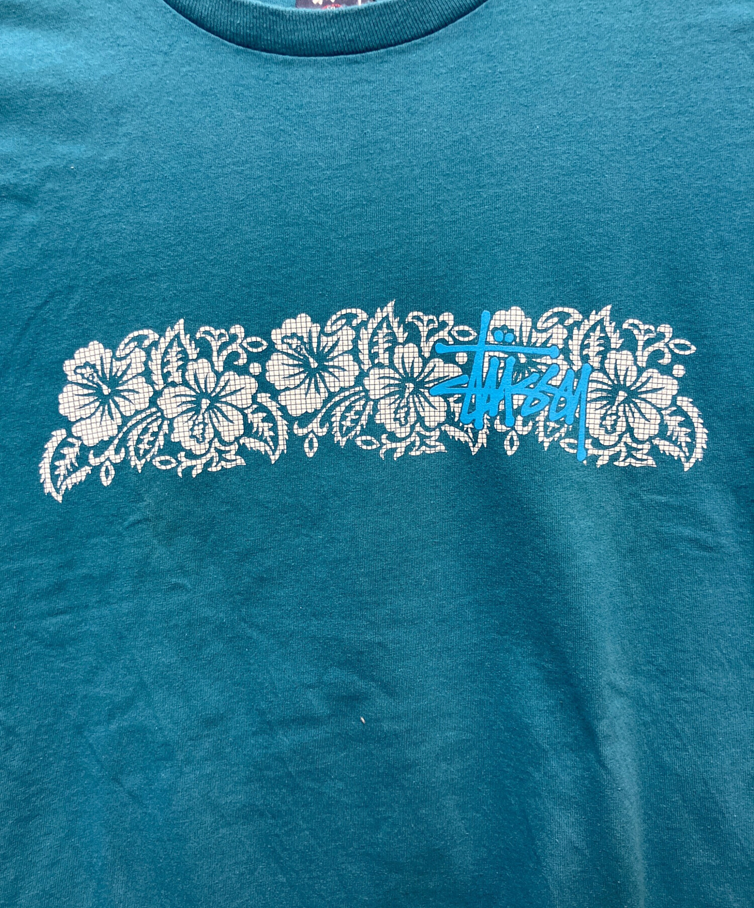 中古・古着通販】stussy (ステューシー) プリントTシャツ ハイビスカス
