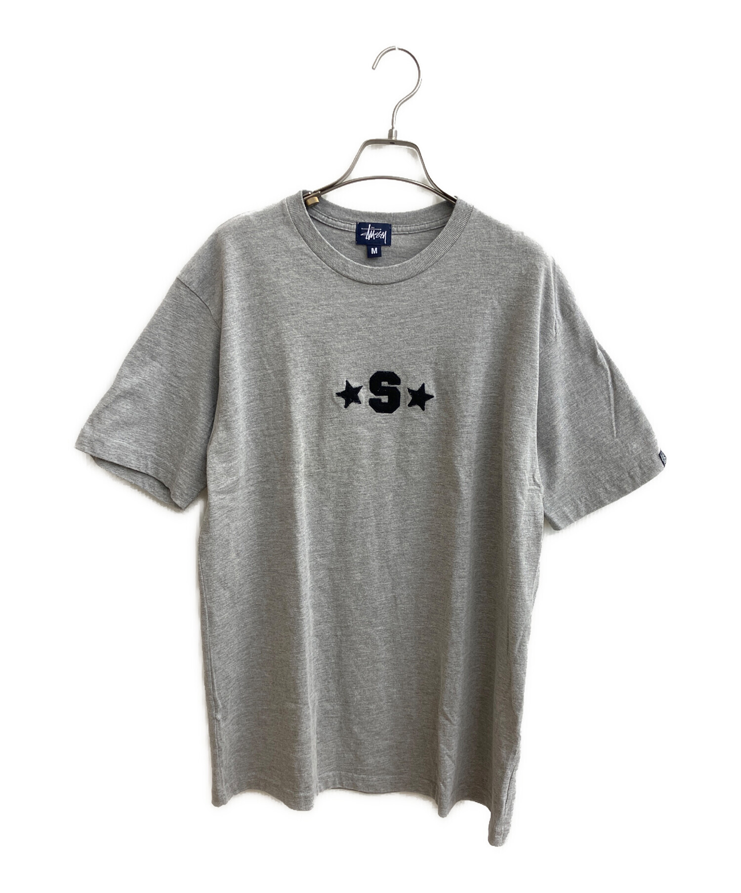 中古・古着通販】stussy (ステューシー) ワンポイント刺繍Tシャツ