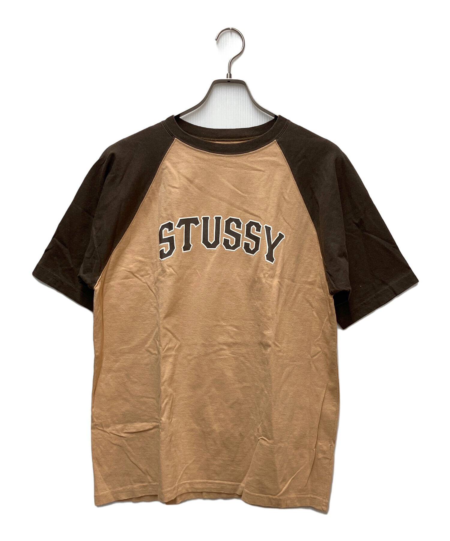 中古・古着通販】stussy (ステューシー) プリントTシャツ ベージュ