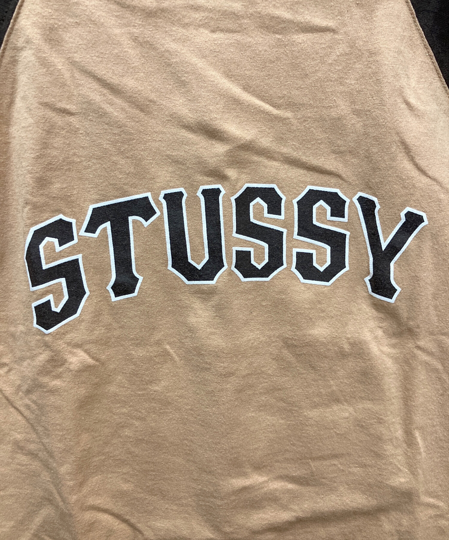 中古・古着通販】stussy (ステューシー) プリントTシャツ ベージュ