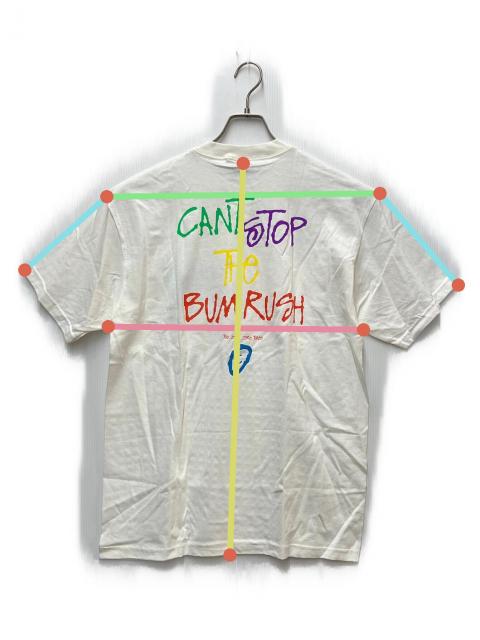 中古・古着通販】stussy (ステューシー) プリントTシャツ ネオンスカル