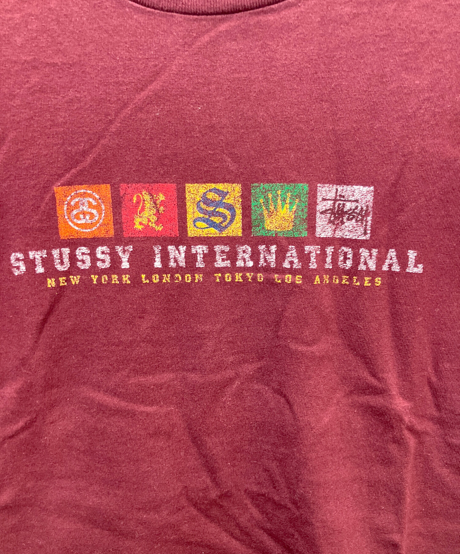 中古・古着通販】stussy (ステューシー) プリントTシャツ