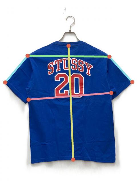 中古・古着通販】stussy (ステューシー) プリントTシャツ ベースボール