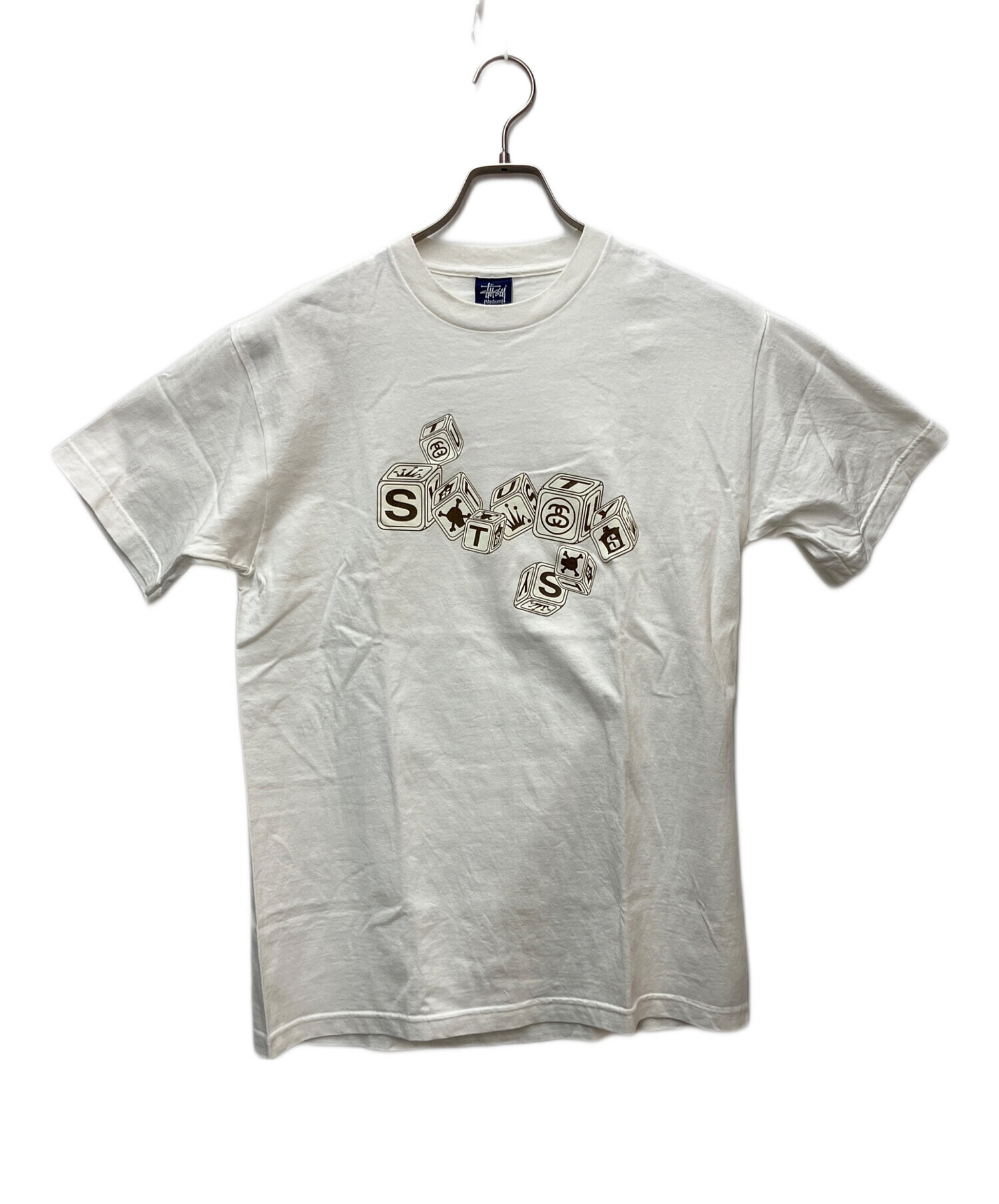 中古・古着通販】stussy (ステューシー) プリントTシャツ ロゴダイス