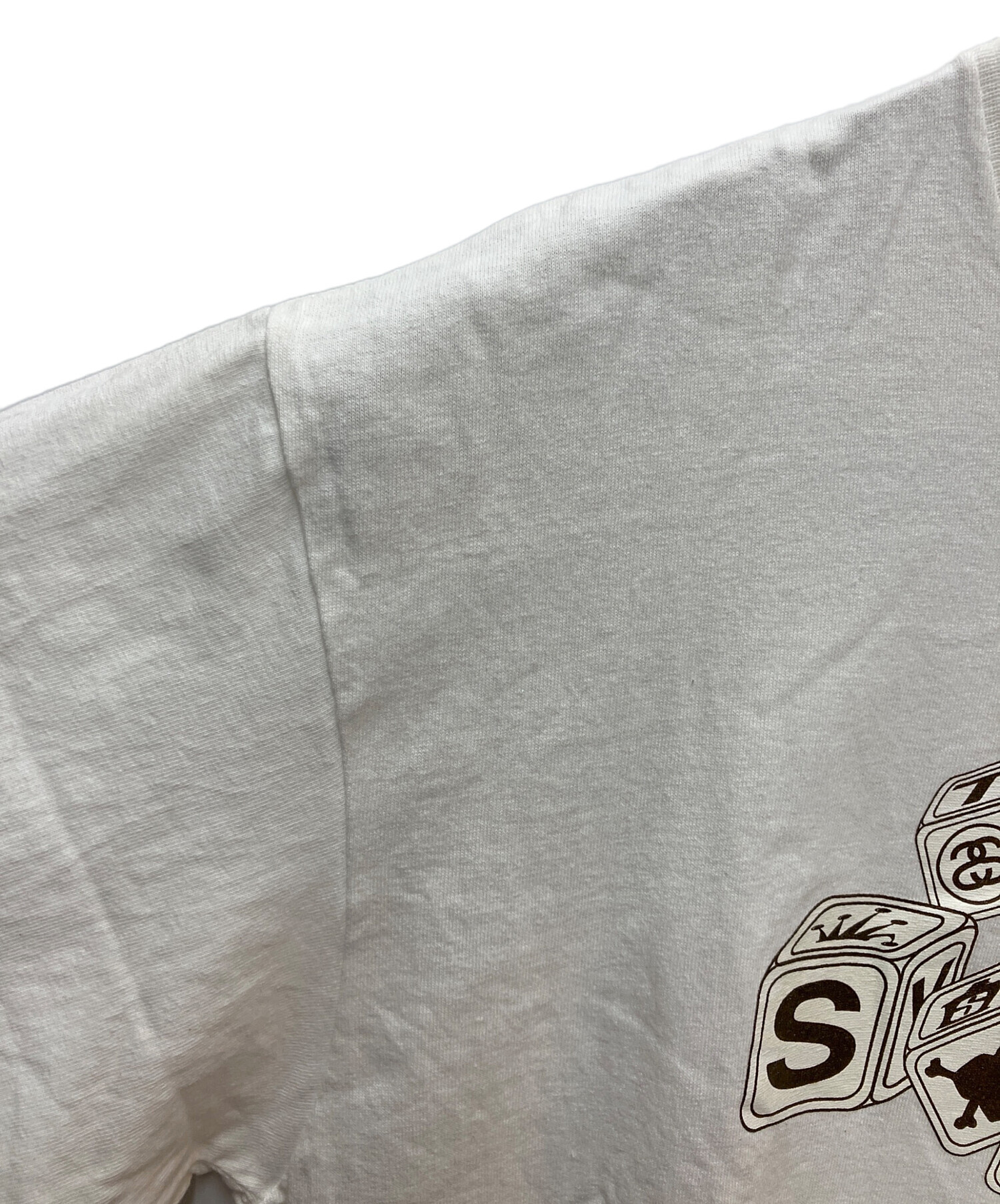 中古・古着通販】stussy (ステューシー) プリントTシャツ ロゴダイス