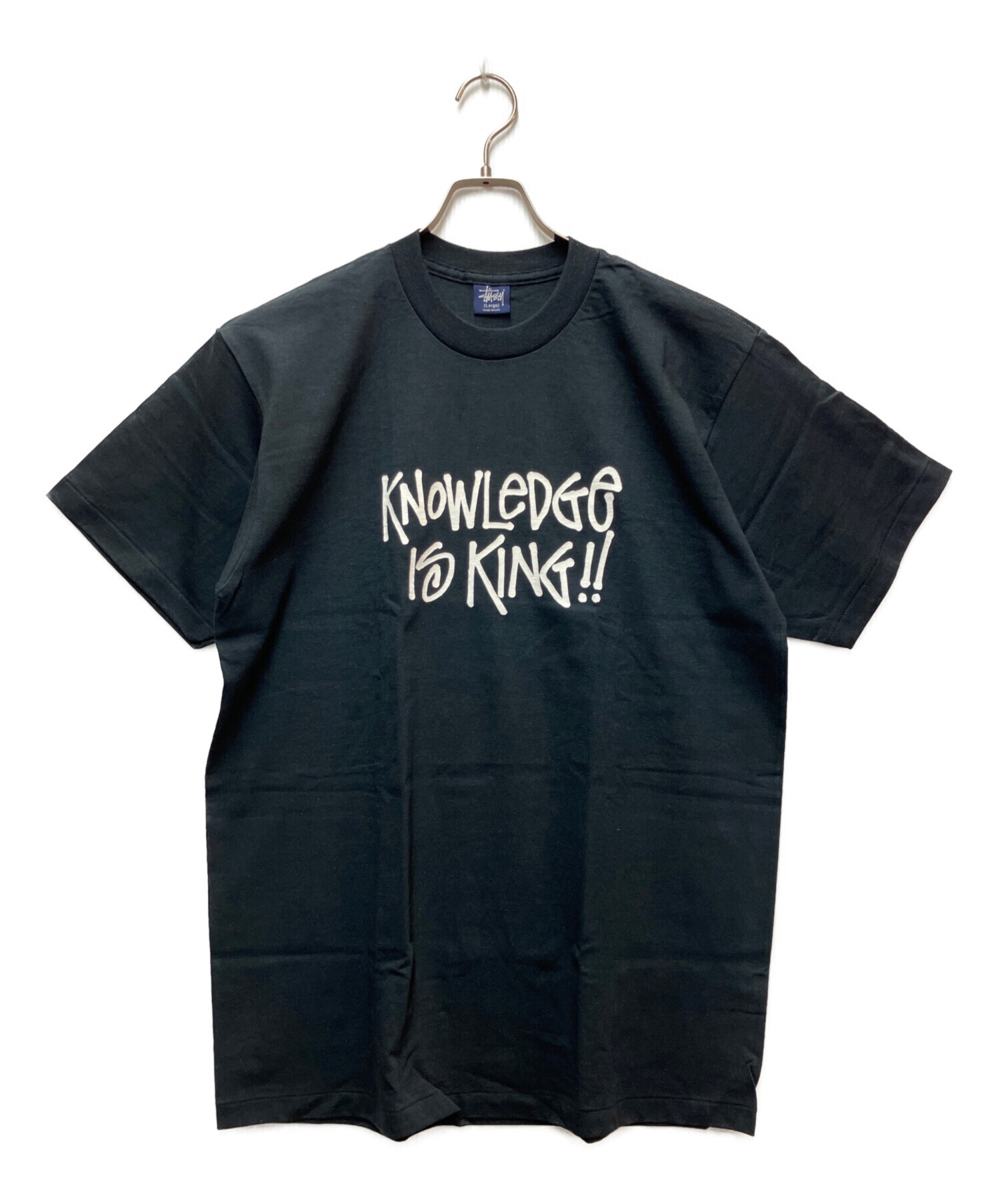 中古・古着通販】stussy (ステューシー) プリントTシャツ ブラック