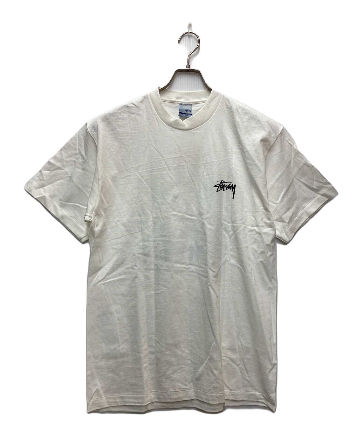中古・古着通販】stussy (ステューシー) プリントTシャツ ホワイト