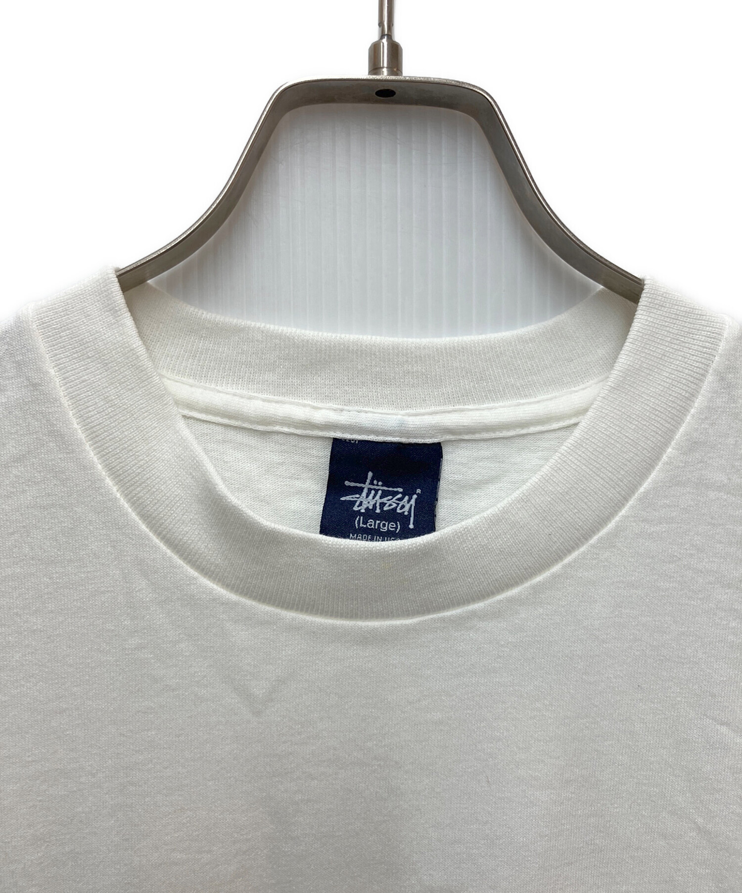 中古・古着通販】stussy (ステューシー) プリントTシャツ ホワイト