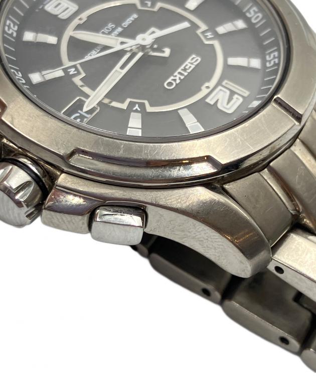 中古・古着通販】SEIKO (セイコー) 電波ソーラー腕時計 スピリット