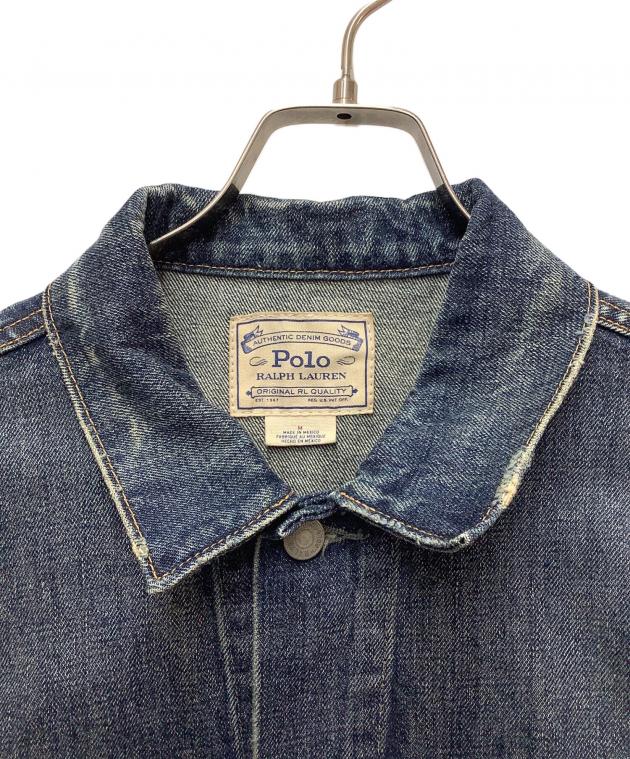 未使用ポロラルフローレンデニムジャケットMサイズ 中古・古着通販】POLO RALPH LAUREN (ポロ・ラルフローレン) デニム