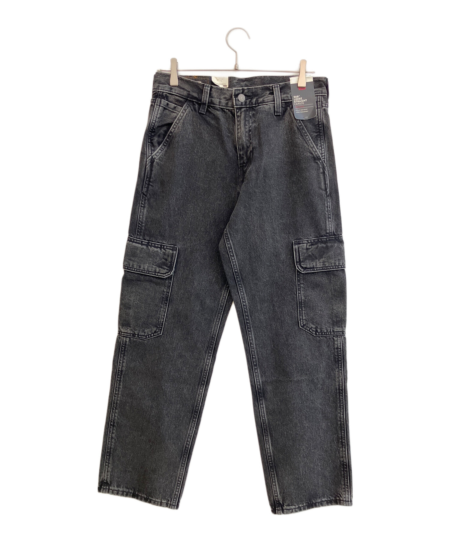 中古・古着通販】LEVI'S (リーバイス) デニムパンツ ブラック サイズ