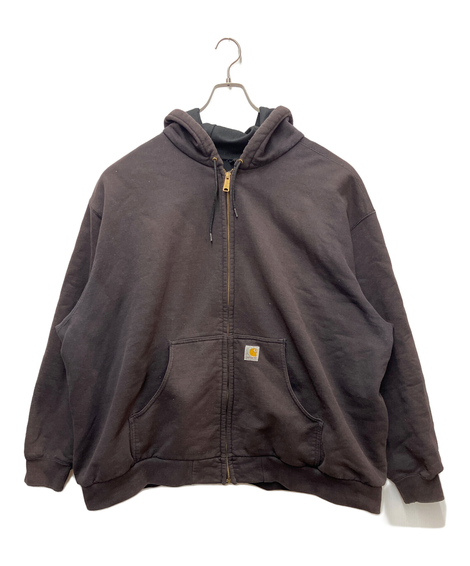 Carhartt パーカー 中古・古着通販】CarHartt (カーハート) ジップパーカー ブラック