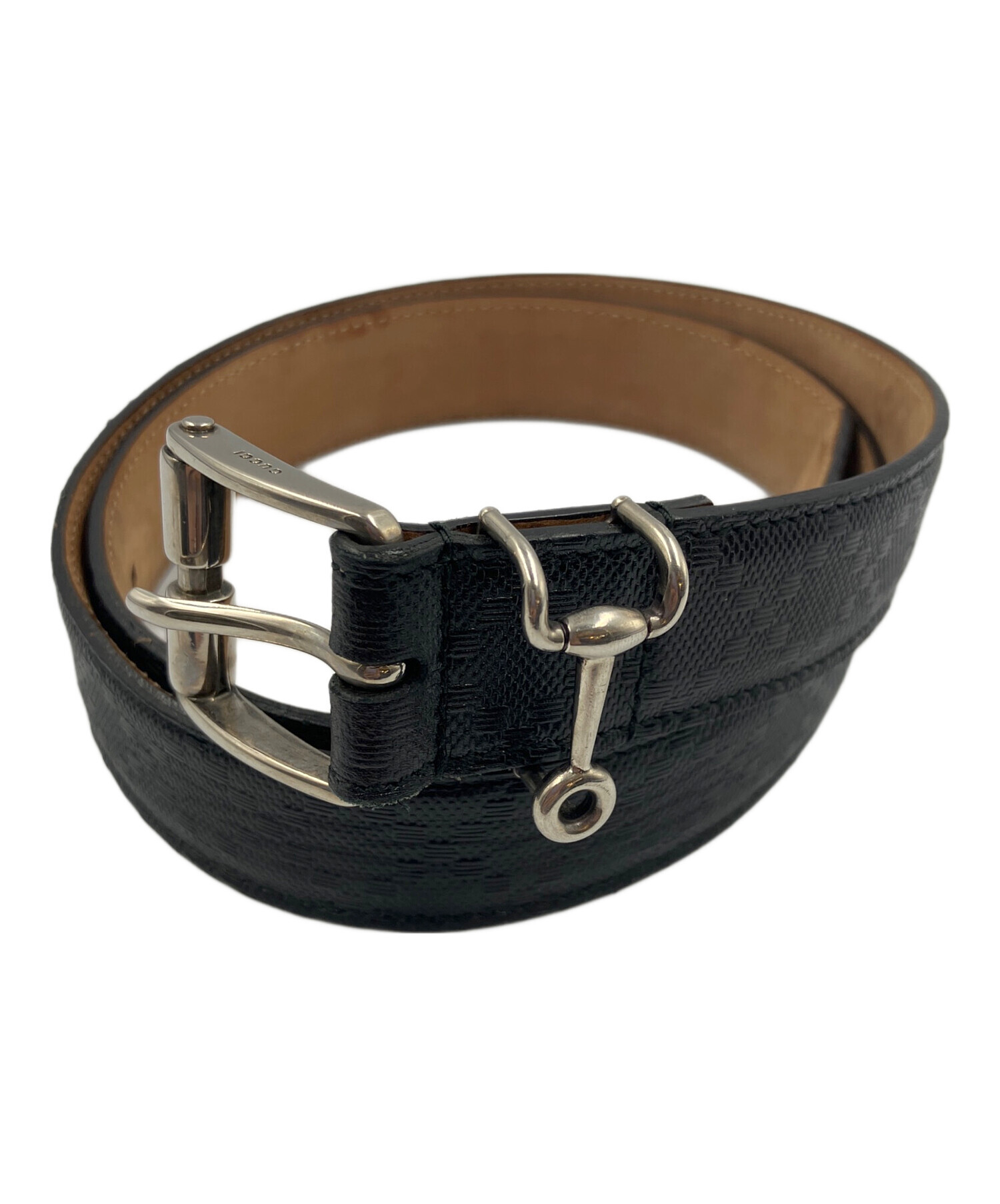 vintage GUCCI レザーベルト 3本セット OLD GUCCI 中古・古着通販】GUCCI (グッチ) レザーベルト ブラック サイズ:85・34