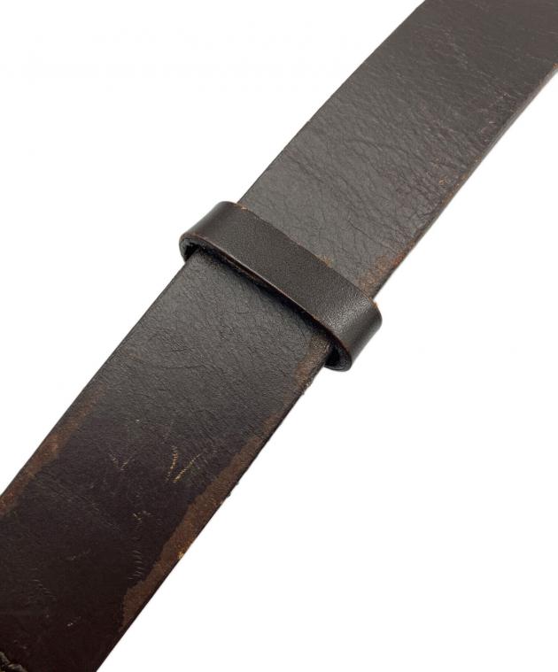 中古・古着通販】GUCCI (グッチ) バンブーバックルレザーベルト