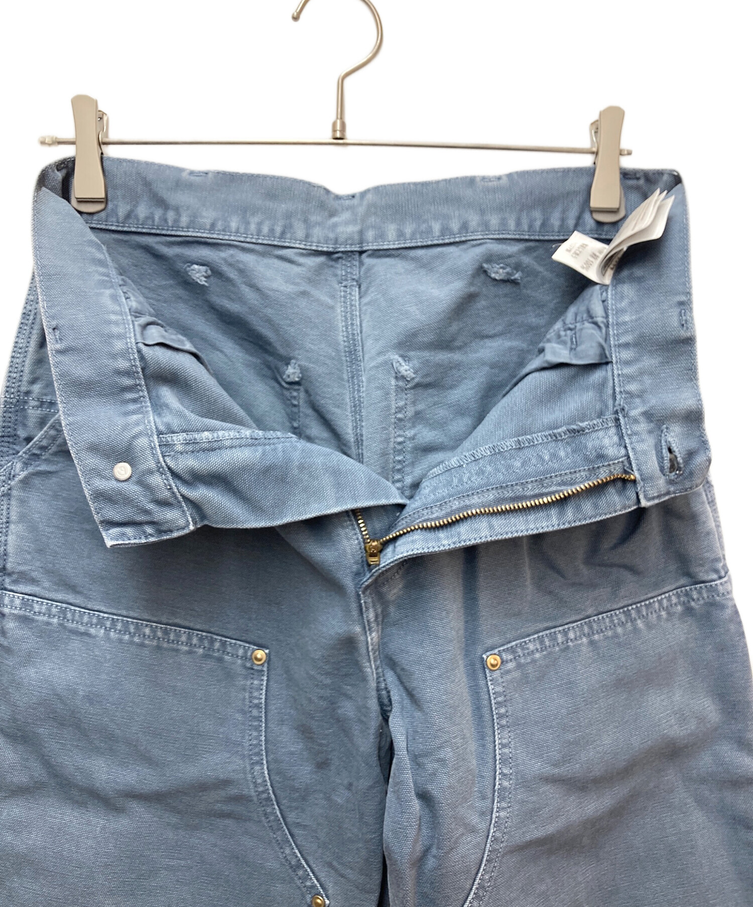 中古・古着通販】CarHartt (カーハート) DOUBLE KNEE PANT ブルー