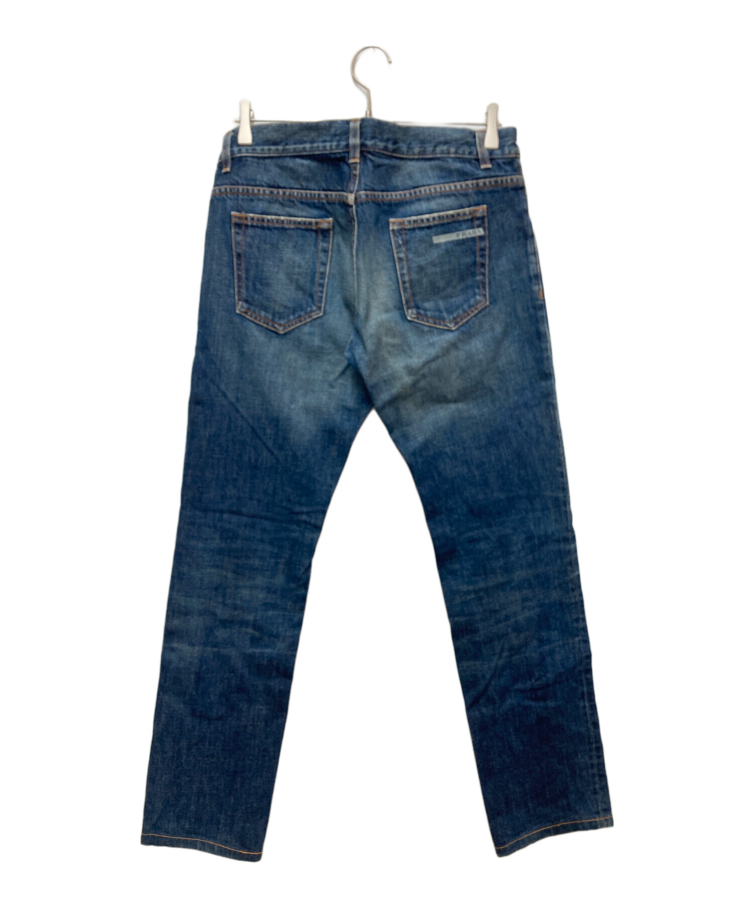 中古・古着通販】PRADA (プラダ) アーカイブデニムパンツ ネイビー